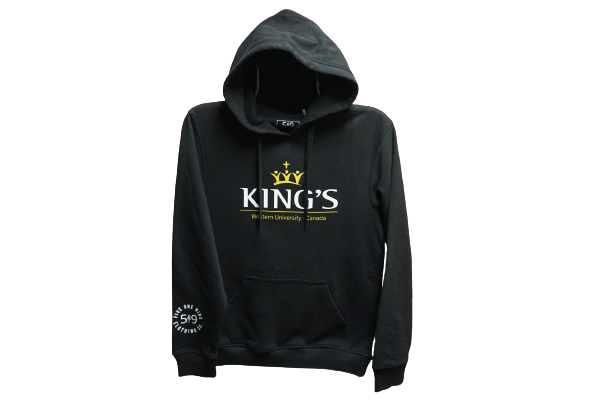 519 King's College Hoodie, Black