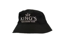 Load image into Gallery viewer, King&#39;s College Bucket Hat, Black
