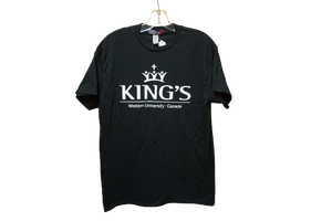 King's Short Sleeve T-Shirt, Black