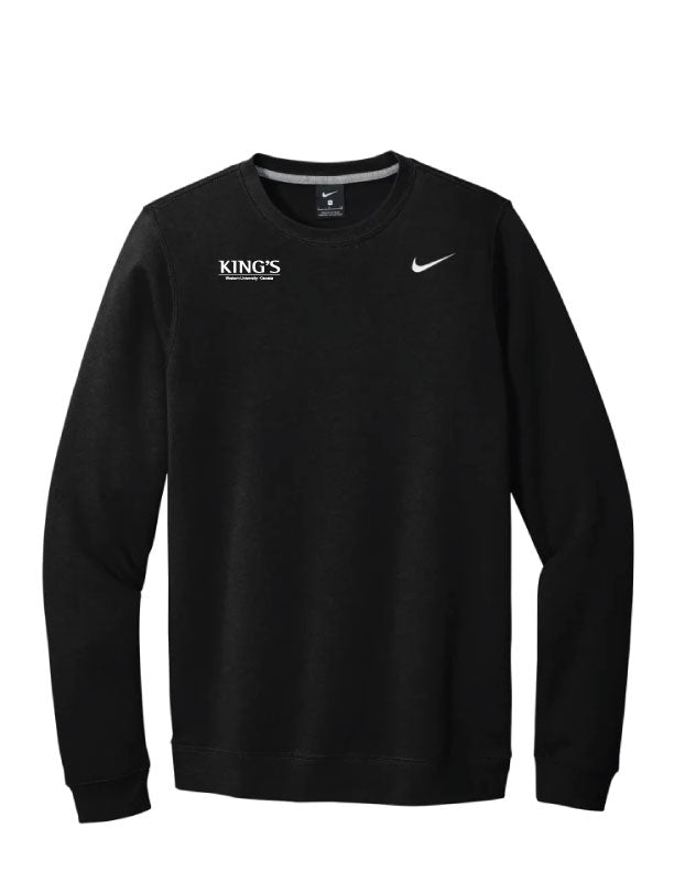 King's College, Nike Fleece Crew, Black