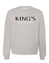 Load image into Gallery viewer, King&#39;s College Crewneck, Light Grey
