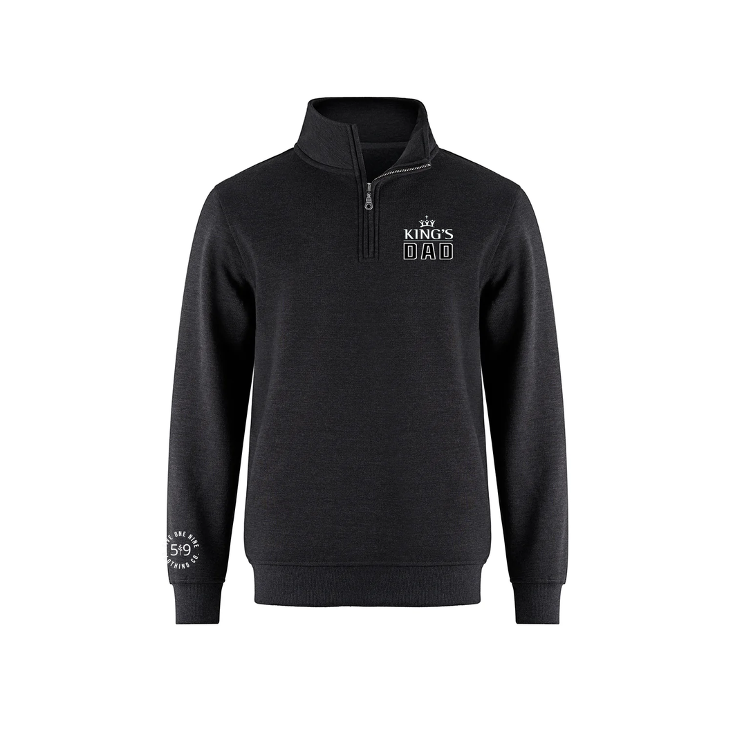 519 King's Dad Quarterzip - Dark Grey