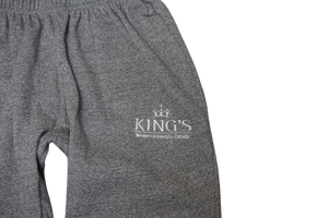 King's College Sweatpants - Light Grey, Salt & Pepper