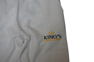 King's College Sweatpants - White