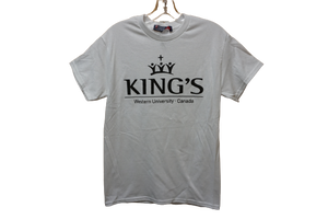 King's Short Sleeve T-Shirt, White