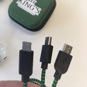 Earbuds and Charging Cable with Case
