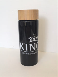 King's Volay Bottle with Bamboo Lid