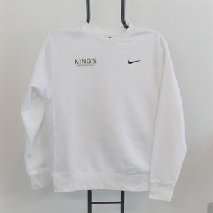 King's College, Nike Fleece Crew, White