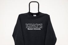 Load image into Gallery viewer, King&#39;s College Crewneck Sweatshirt, Black
